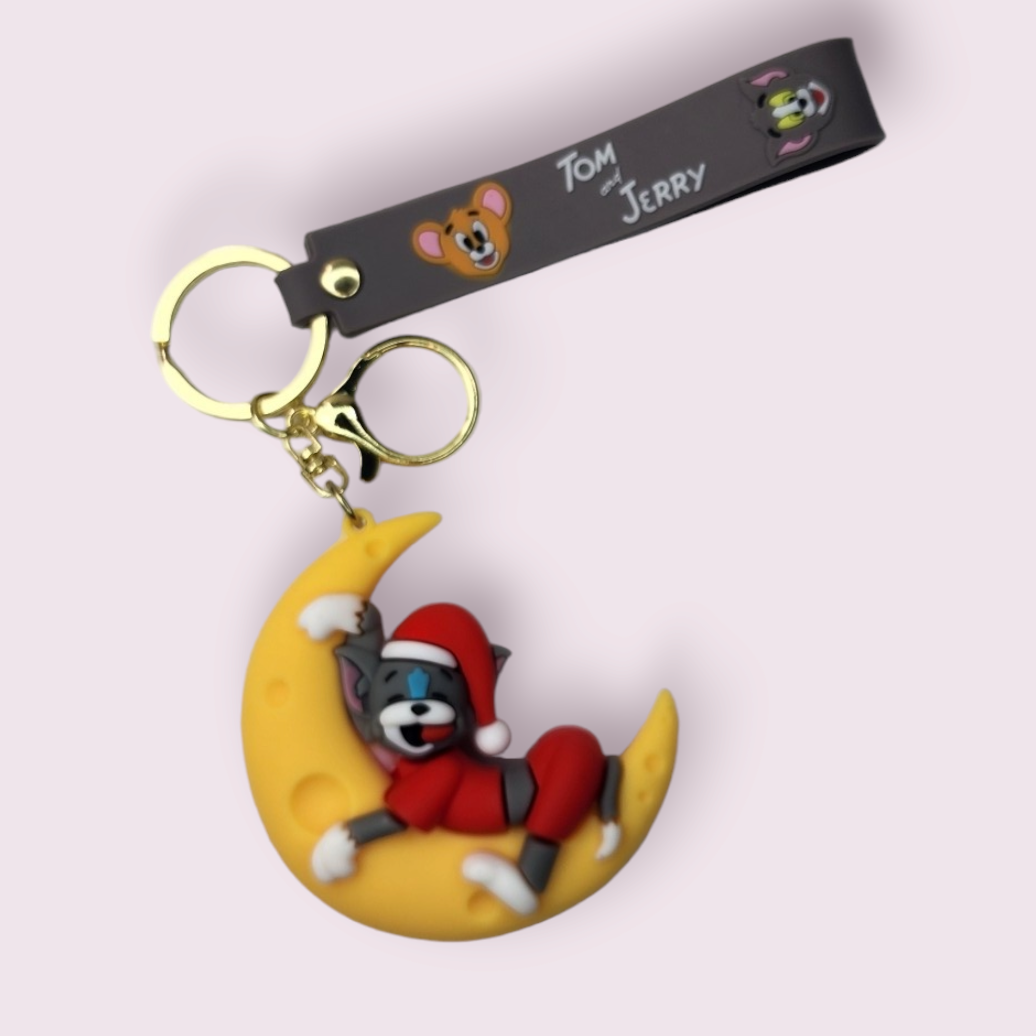 Sleeping Tom Cat (Tom & Jerry) Silicone Keychain - Tailwind Treasures