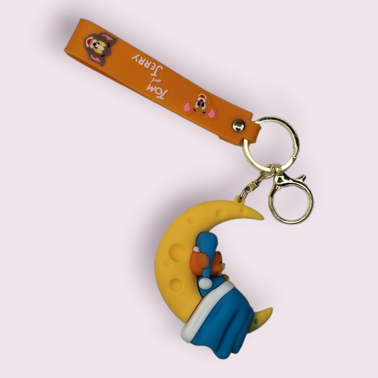 Sleeping Jerry Mouse (Tom & Jerry) Silicone Keychain