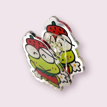 Keroppi Strawberry Paper Clip