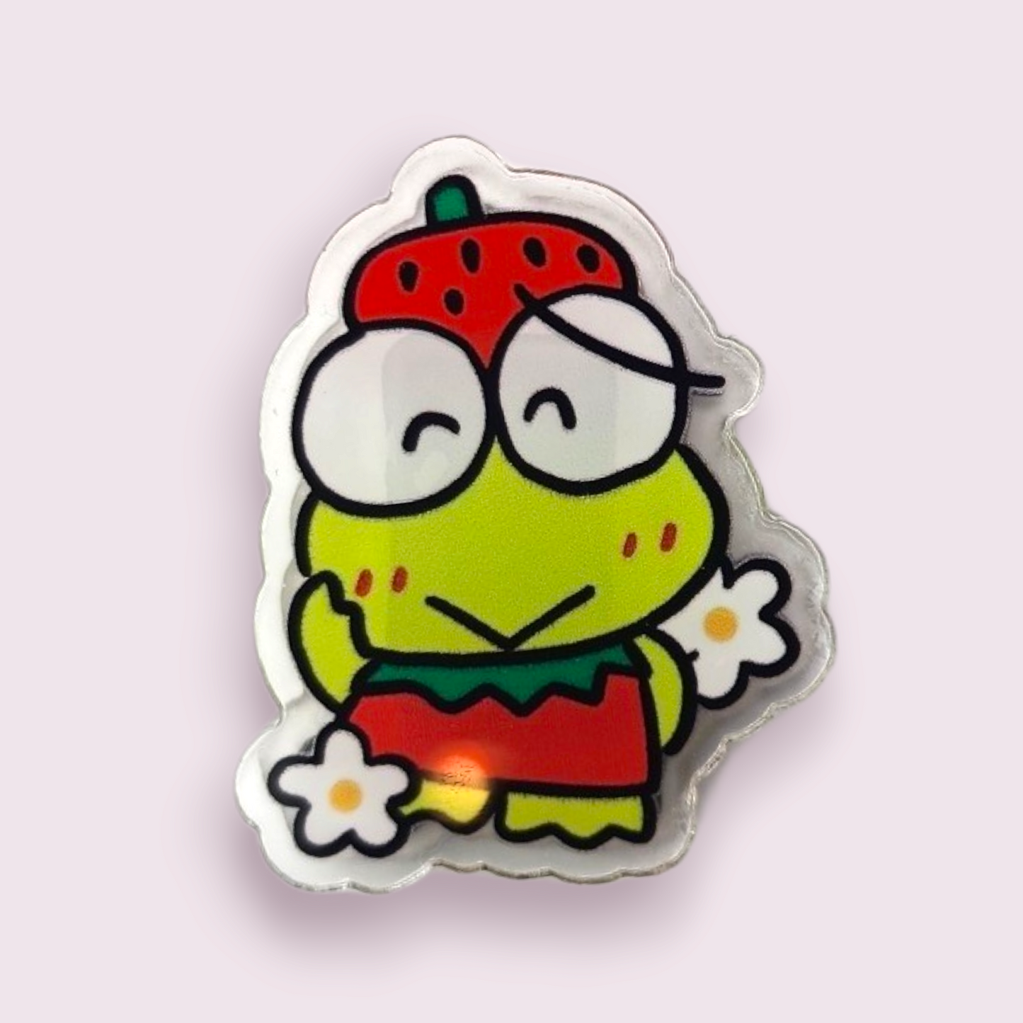 Keroppi Strawberry Paper Clip