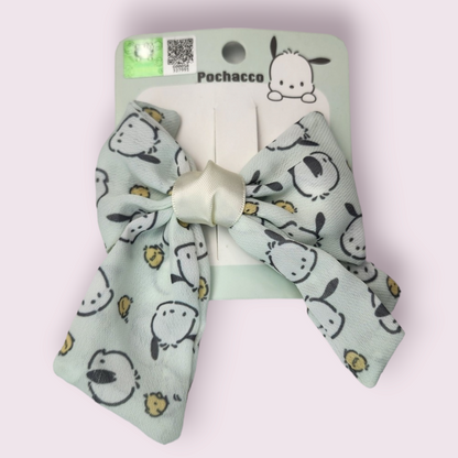 Pochacco Hair Bow Clip