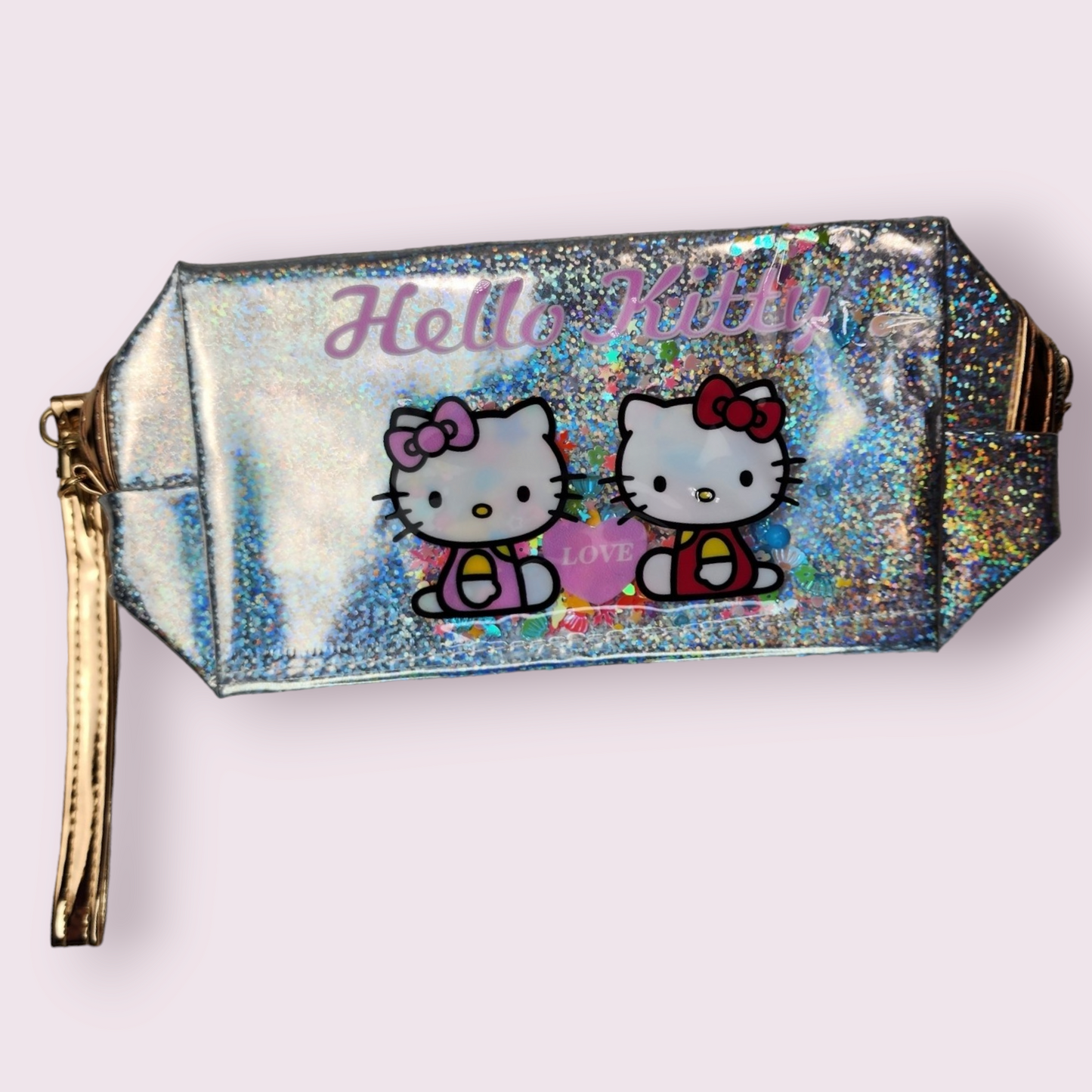 HK Glitter Shaker Large Capacity Pencil Case