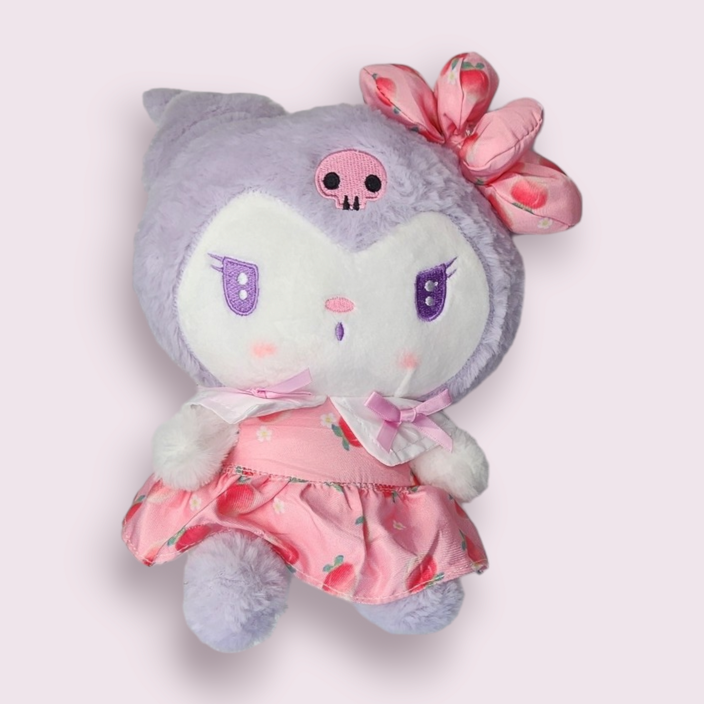 Kuromi Peach Dress Soft Plush