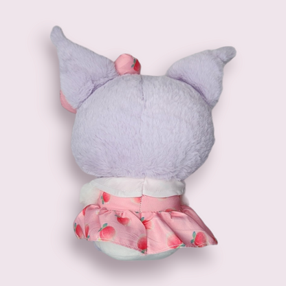 Kuromi Peach Dress Soft Plush