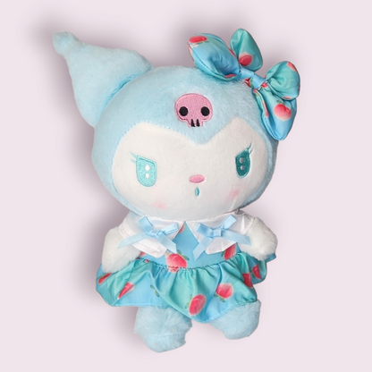 Kuromi Peach Dress Soft Plush