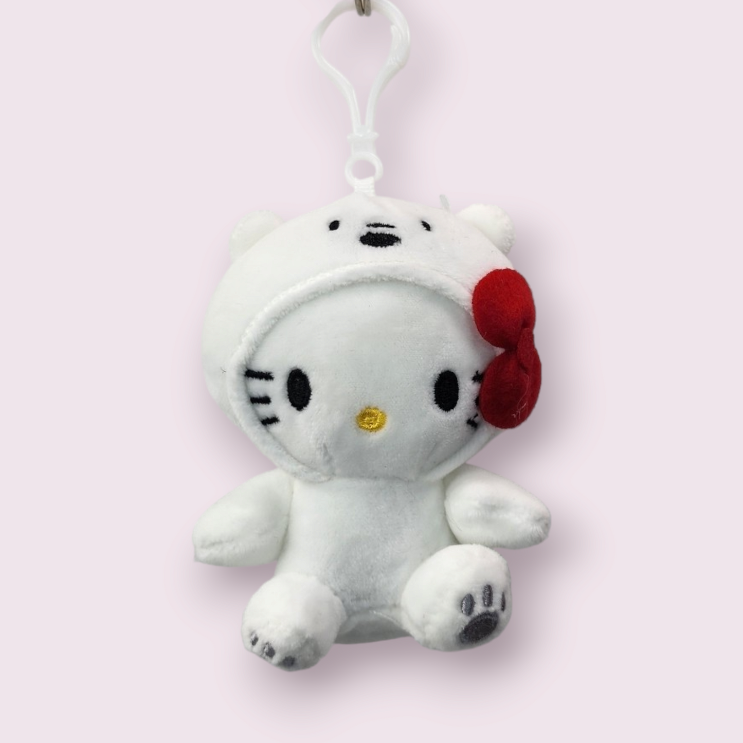 Polar Bear Hello Kitty Keychain Plush