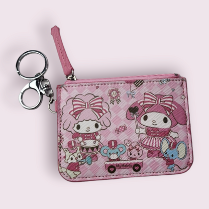 My Melody & Piano Keychain Wallet