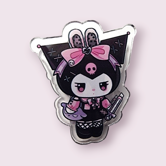 Kuromi Lolita Bunny Paper Clip