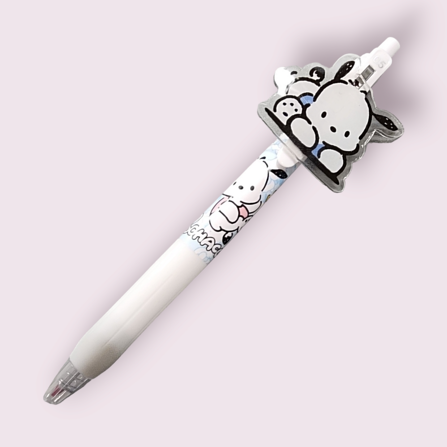 Pochacco Laying Down Custom Acrylic Gel Pen