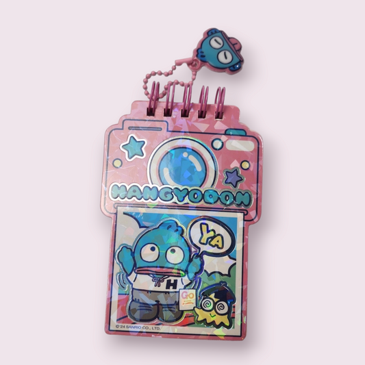 Hangyodon Fishman Pink Spiral Notepad