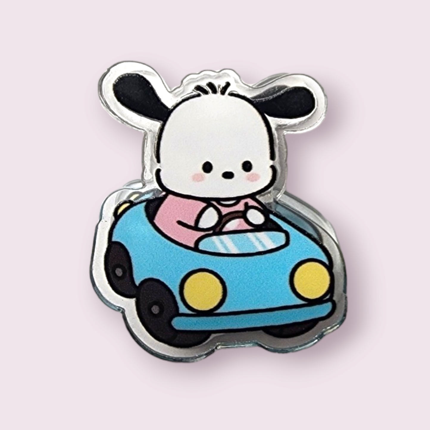 Pochacco Blue Car Acrylic Paper Clip