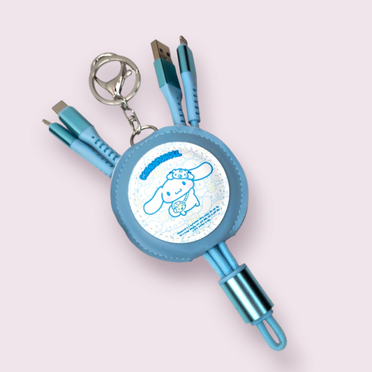 Cinnamoroll 66W 3-in-1 Charging Cable with Mirror