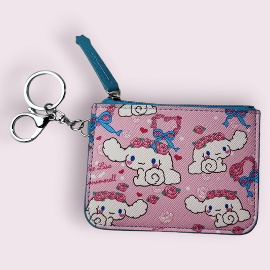 Cinnamoroll Flower Keychain Wallet