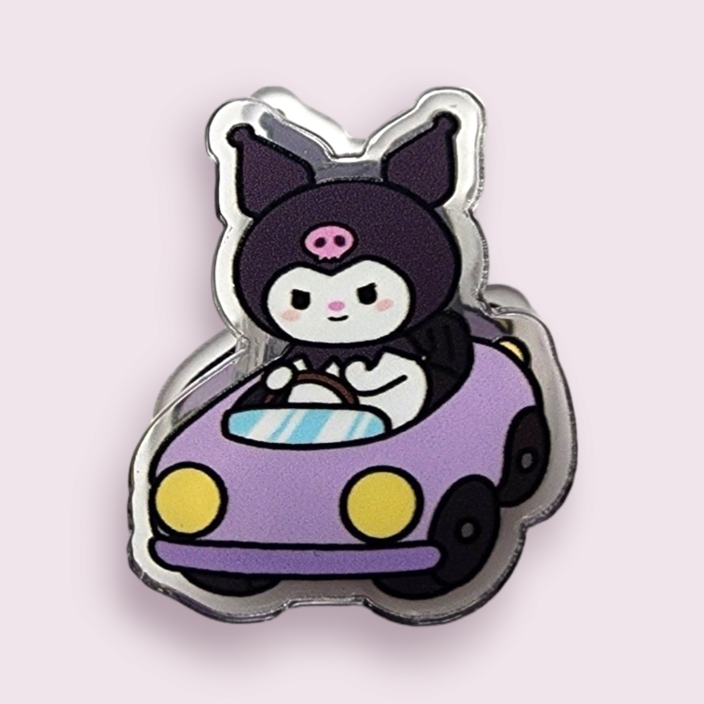 Kuromi Purple Car Acrylic Paper Clip