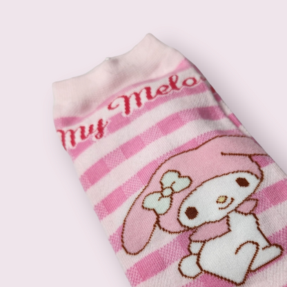 MINISO My Melody Pink Stripe Socks