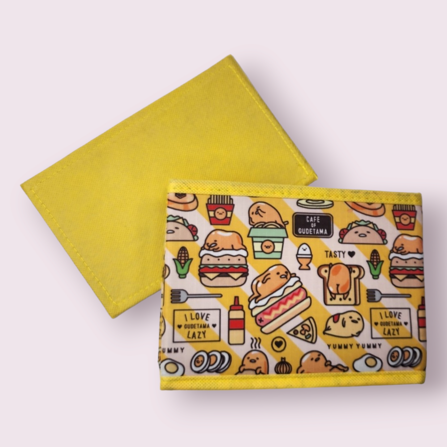 Gudetama Lazy Egg Foodie Small Fabric Desktop Storage Box