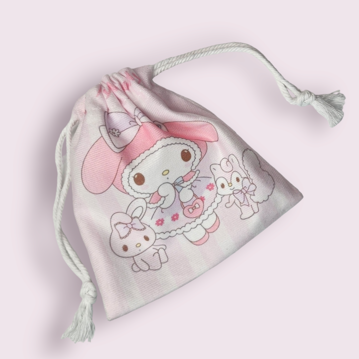 Small My Melody Soft Drawstring Bag