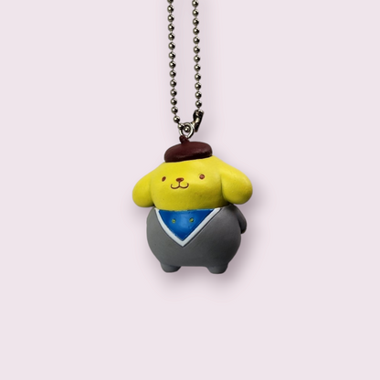 Pompompurin Astronaut Mini Figure Keychain