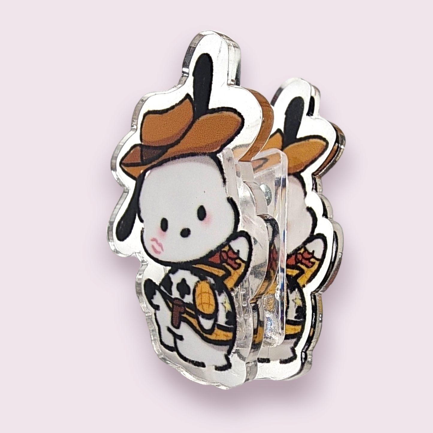 Pochacco Cowboy Acrylic Paper Clip