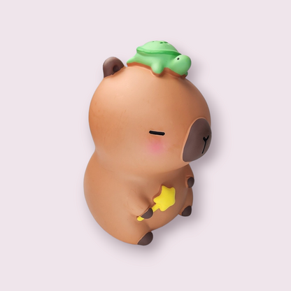 Capybara & Turtle Figure & Coin Piggy Bank