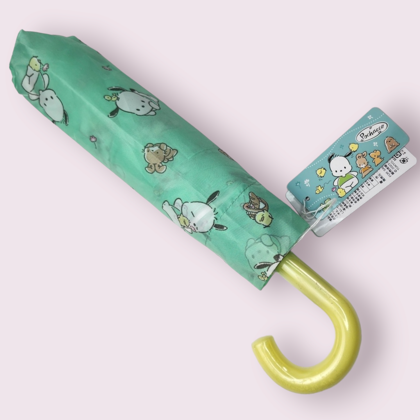 Pochacco Mint Blue Folding Umbrella