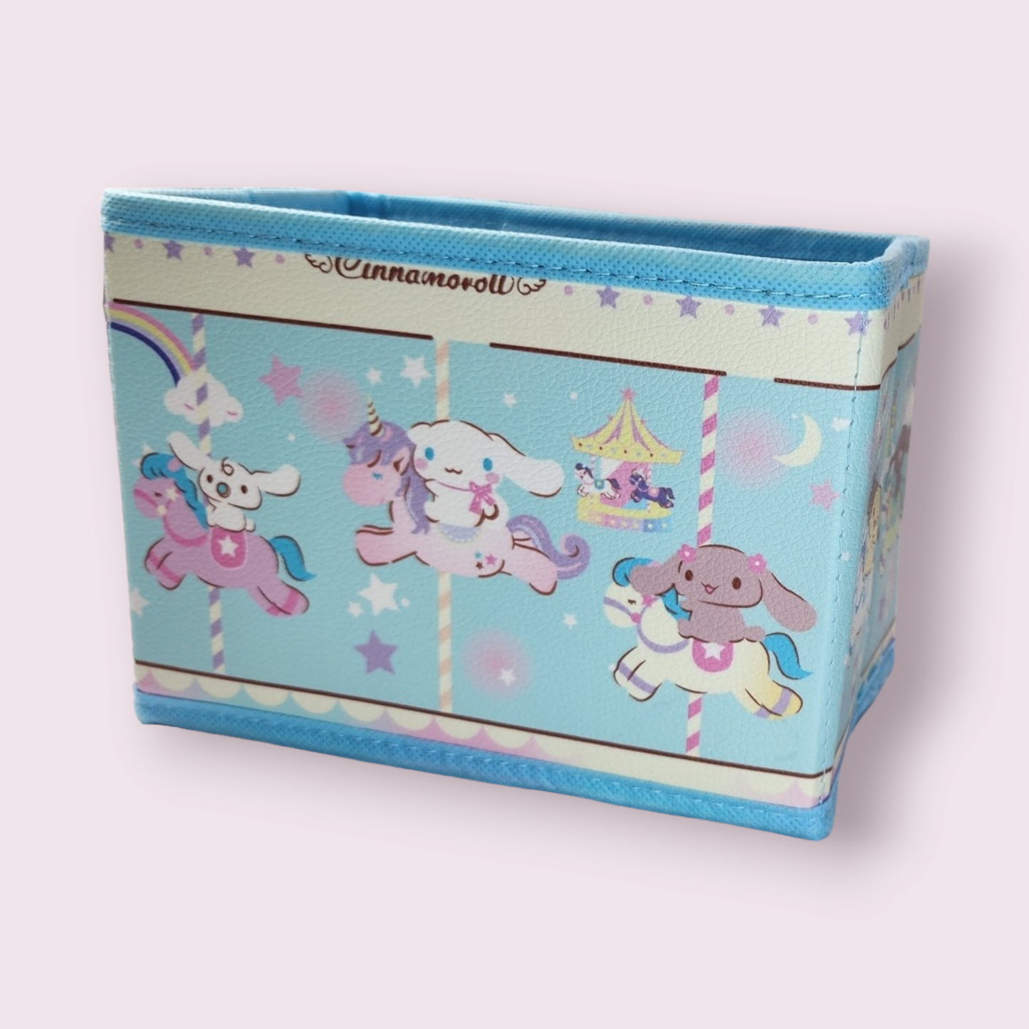 Cinnamoroll Carousel Small Fabric Desktop Storage Box