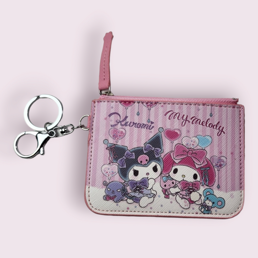 My Melody & Kuromi Keychain Wallet