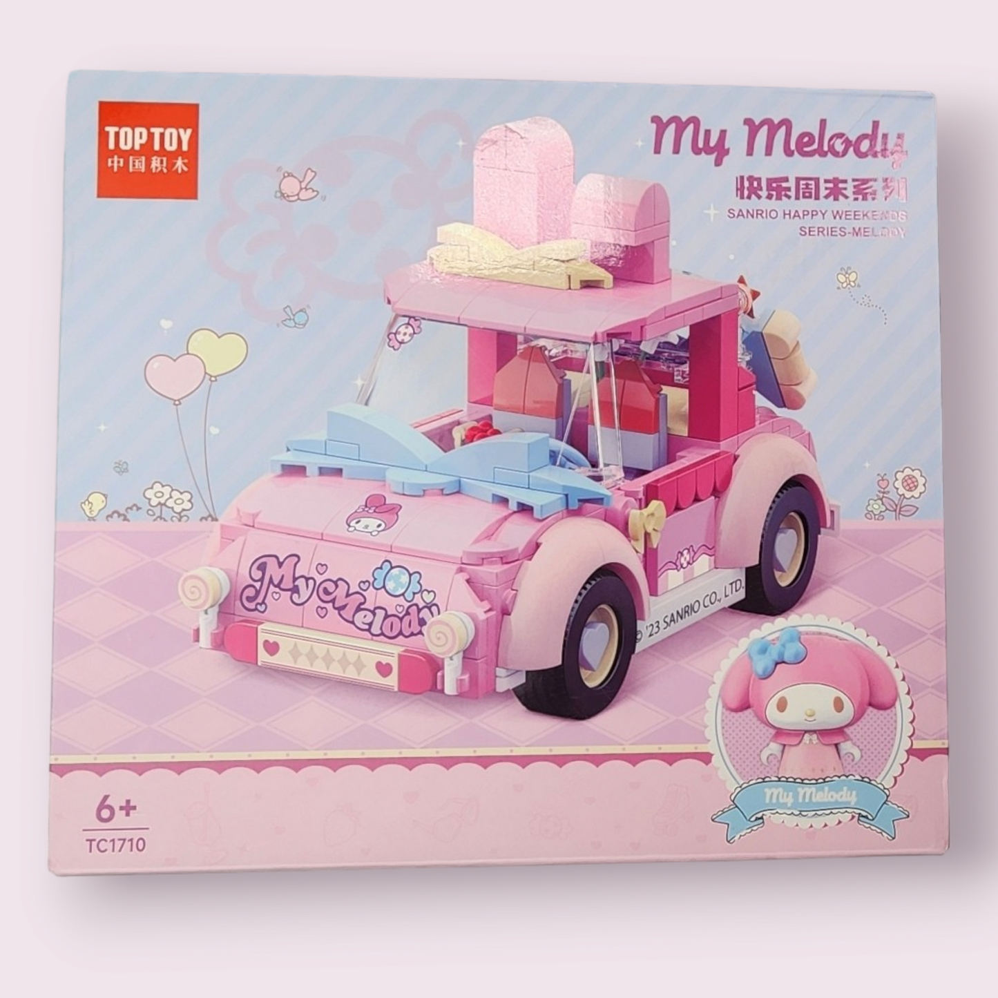 My Melody Car Bricks - Top Toy Happy Weekend Series