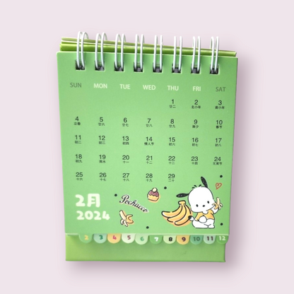 Pochacco Mini Spiral Calendar & To-Do List