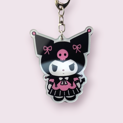 Kuromi Acrylic Shaker Keychain