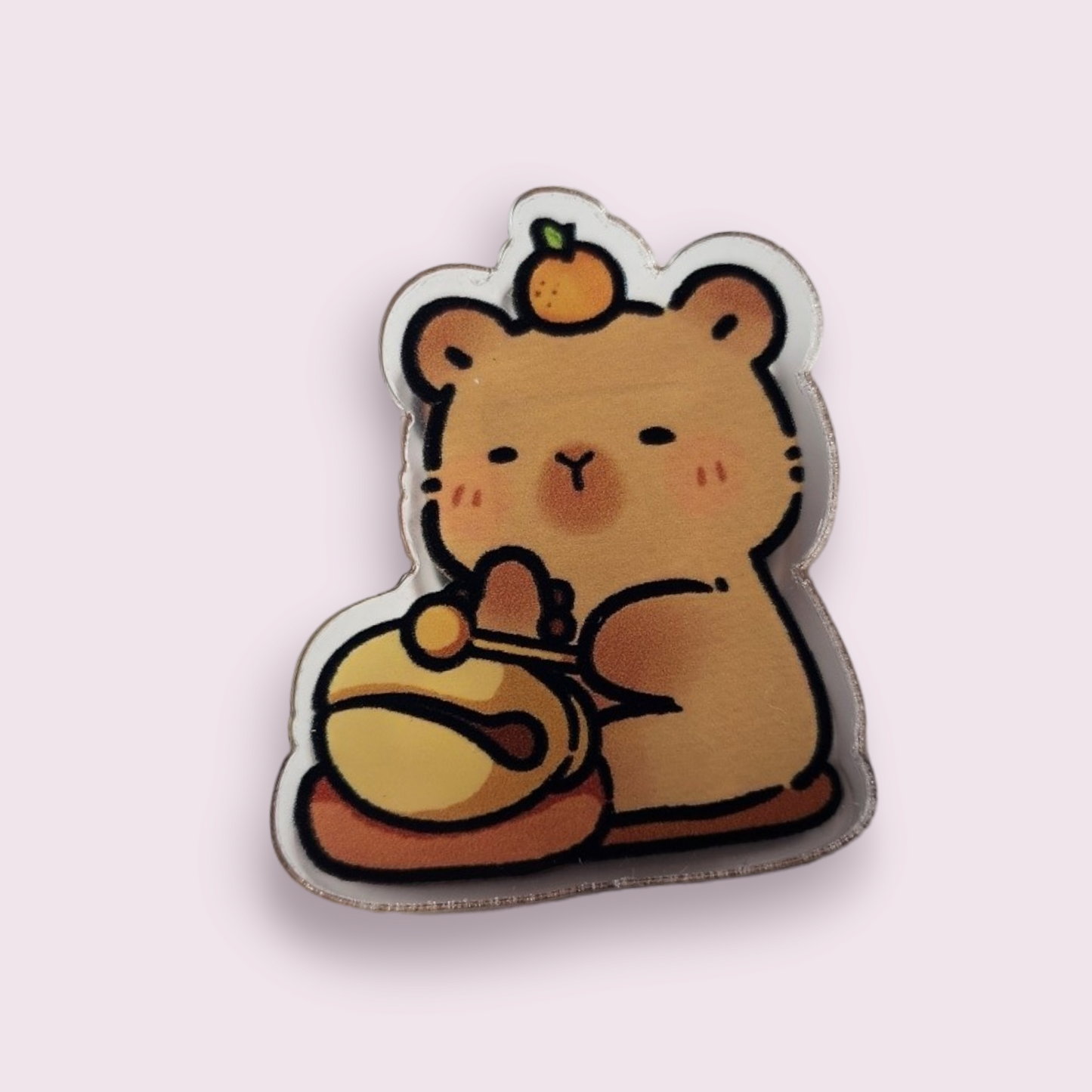 Capybara Bell Paper Clip