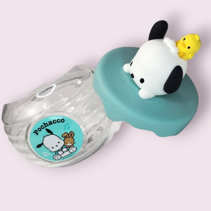 Pochacco Honey Jar Design Glass with Lid