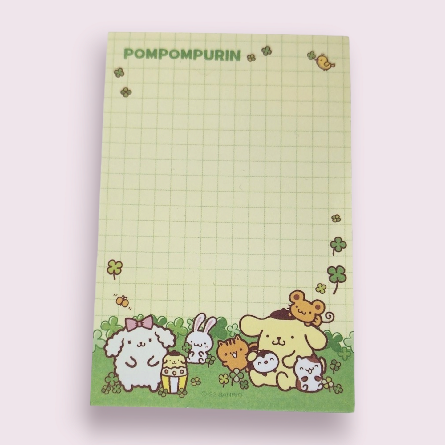 Pompompurin Notepad & Paperclip Bundle