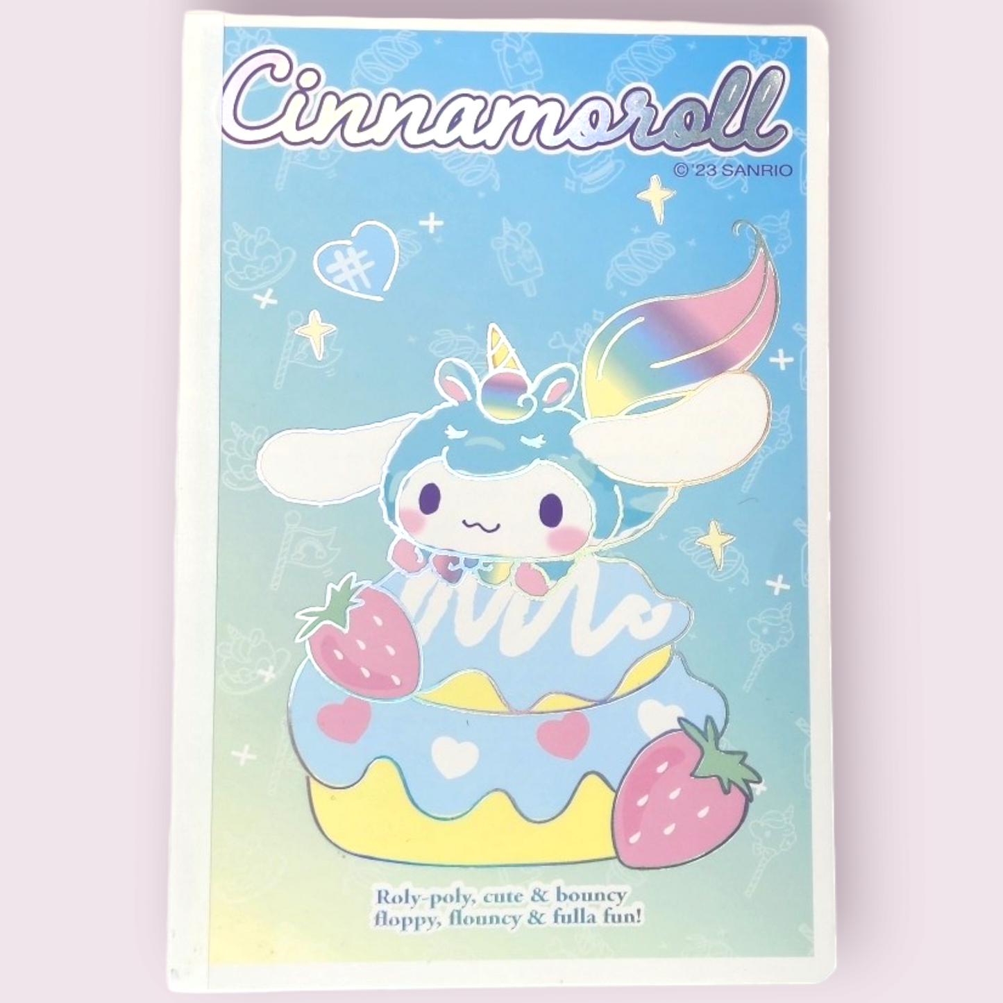 Cinnamoroll A4 Holographic Cover Unicorn Notebook