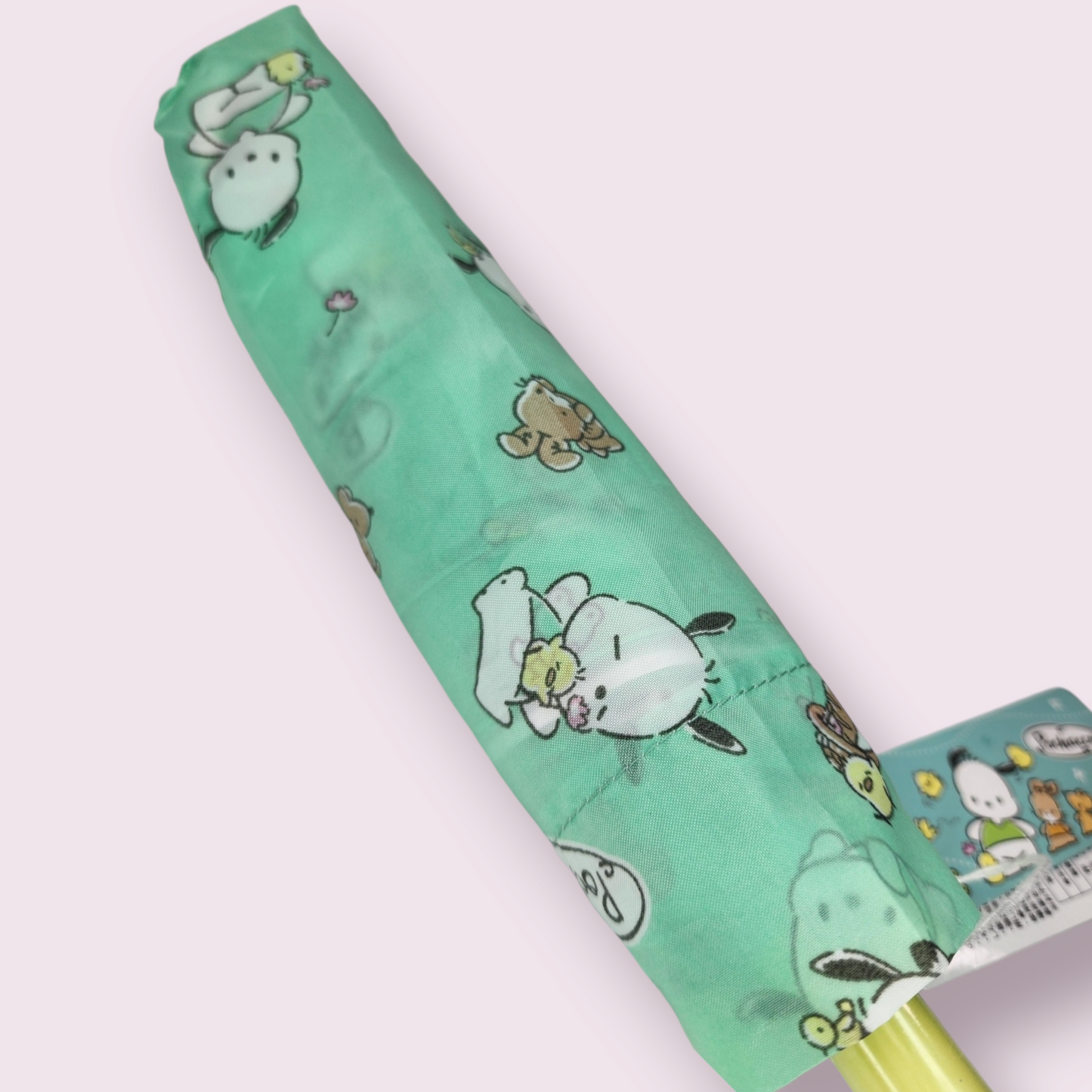 Pochacco Mint Blue Folding Umbrella