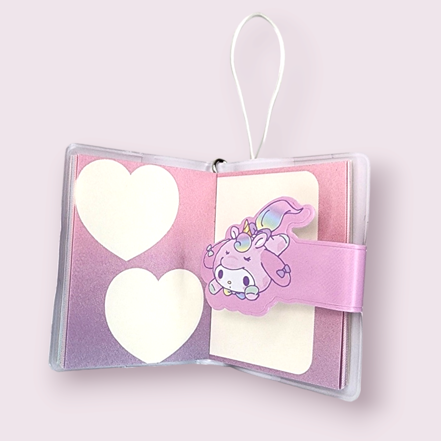 My Melody Unicorn Mini Keychain Notepad