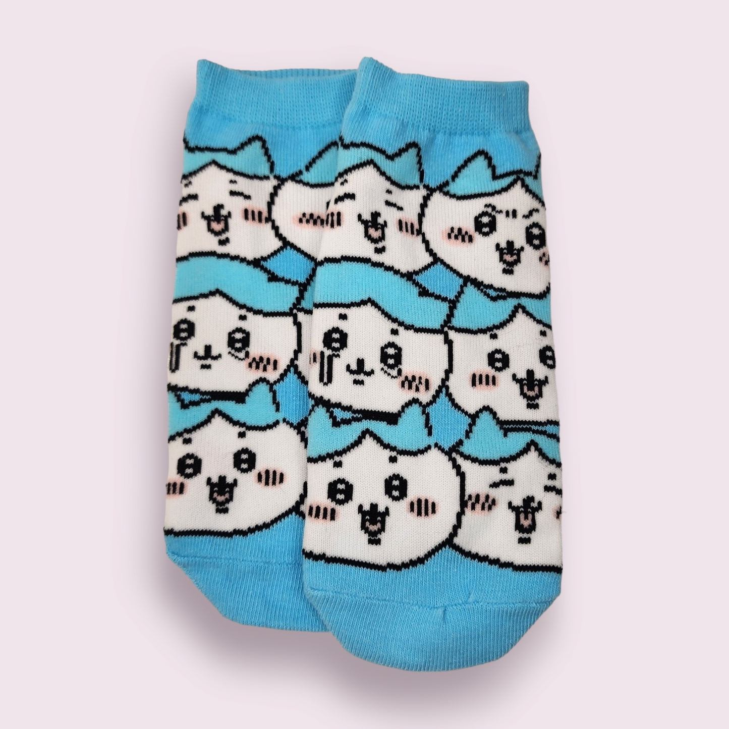 Cute Kawaii Blue Ankle Socks