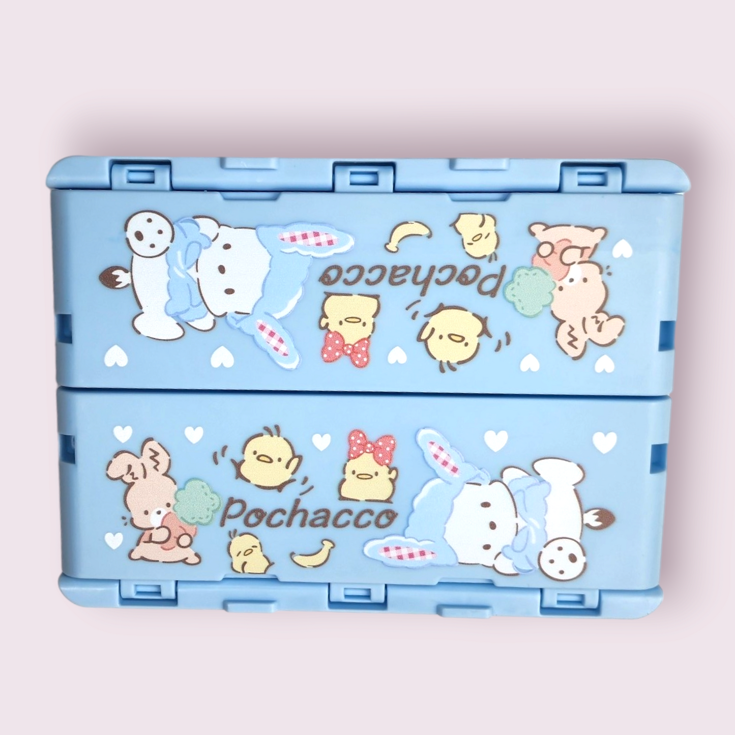 Pochacco Bunny Stackable Plastic Storage Box