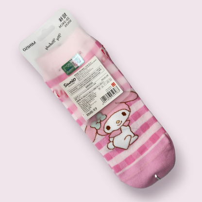 MINISO My Melody Pink Stripe Socks