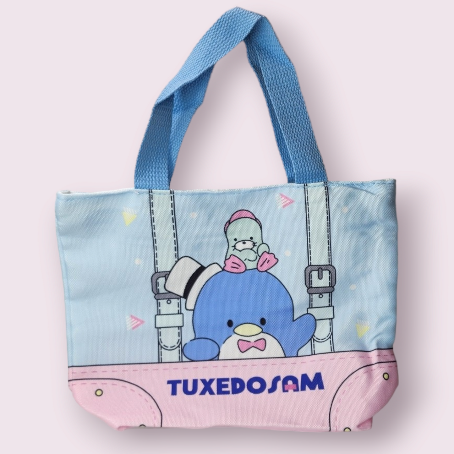 Tuxedo Sam Mini Zipper Tote Purse