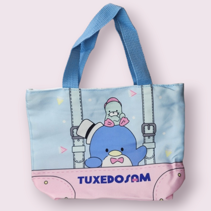 Tuxedo Sam Mini Zipper Tote Purse