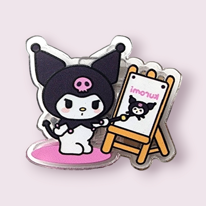 Kuromi Painting Paper Clip