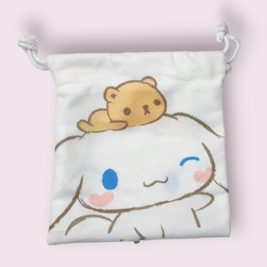 Small Cinnamoroll Soft Drawstring Bag