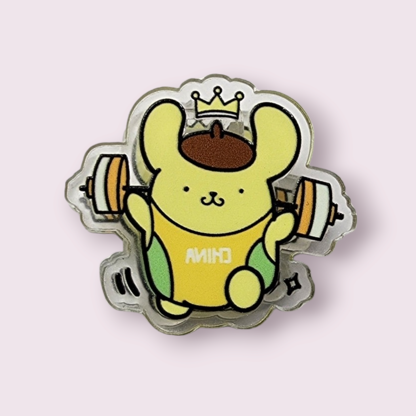 Pompompurin Gym Paper Clip