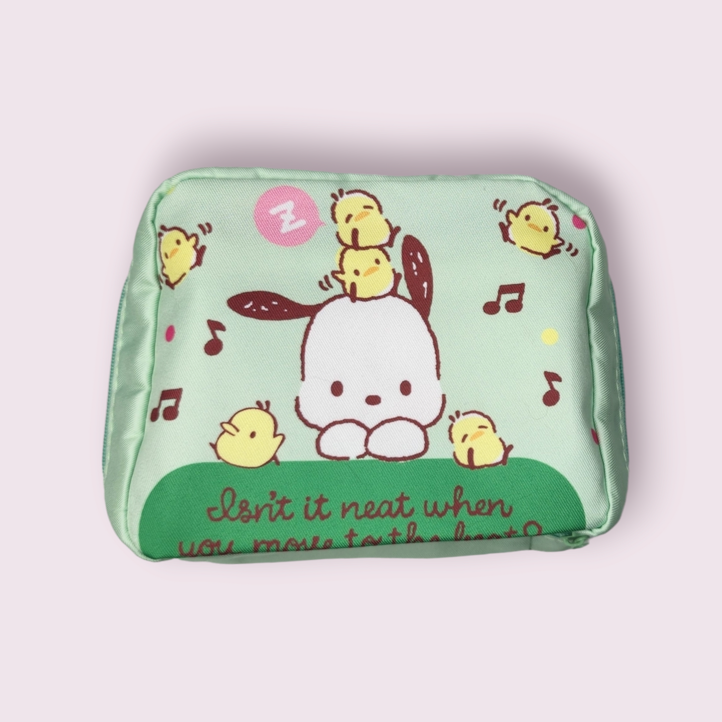 Pochacco & Birds Sanitary Zipper Pouch