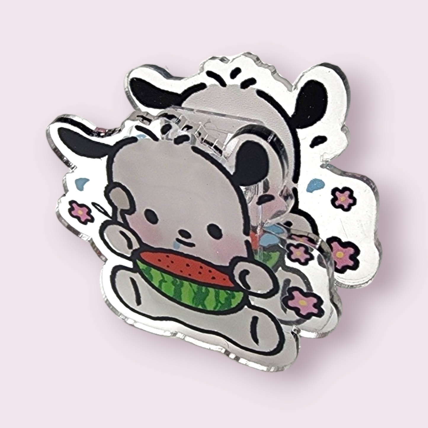 Pochacco Watermelon Acrylic Paper Clip