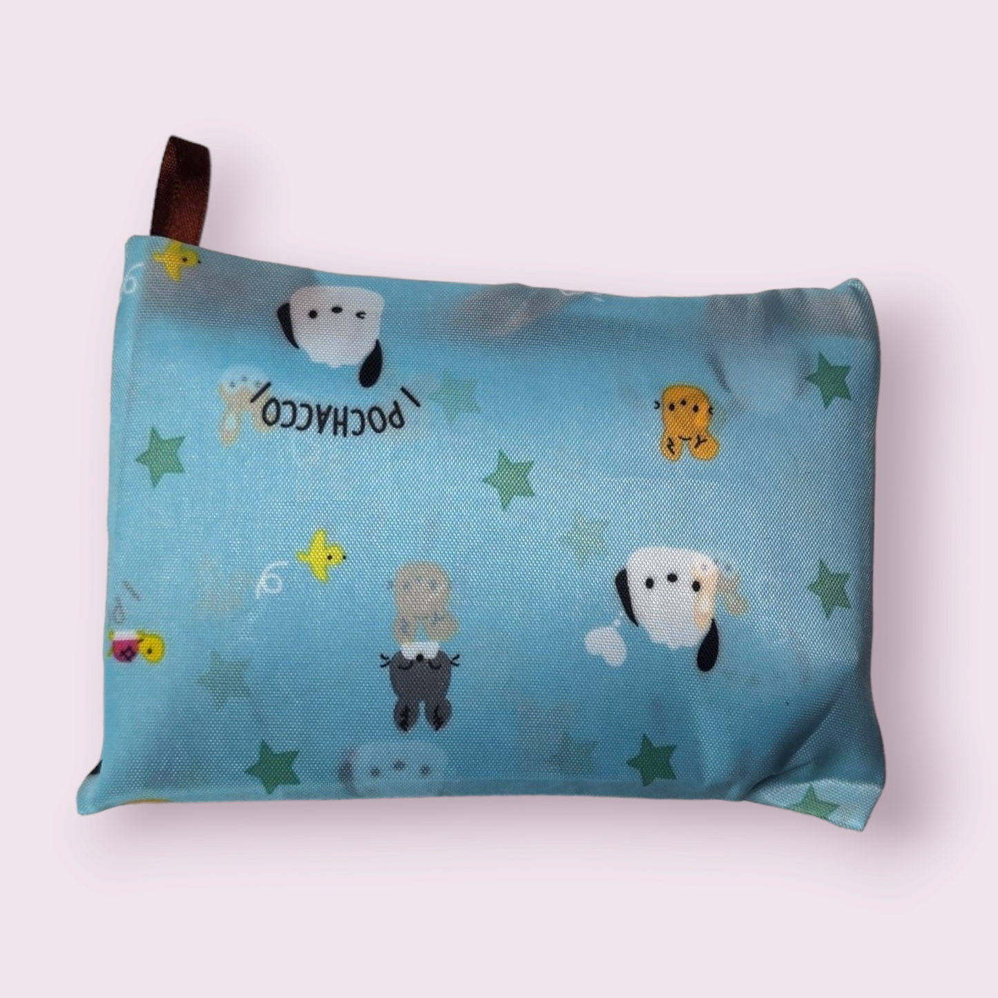 Pochacco Blue Large Reusable Foldable Shopping Bag