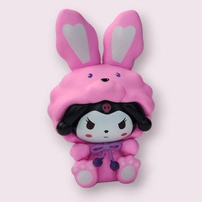 Kuromi Pink Rabbit Figure