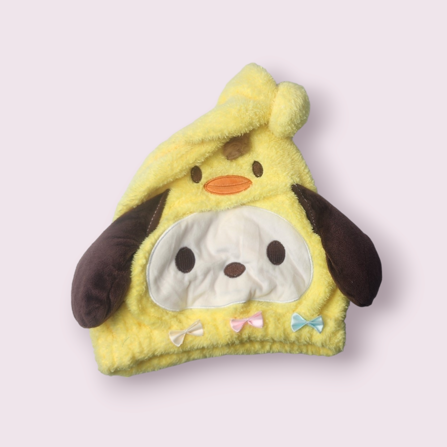 Pochacco Bird Hair Drying Hat Towel