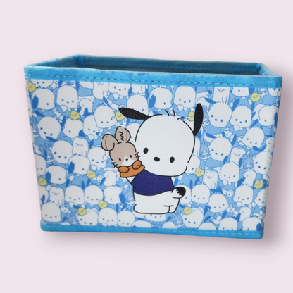 Pochacco Fabric Desktop Storage Box